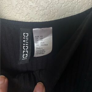 H&M Divided Elegant Black Summer Dress